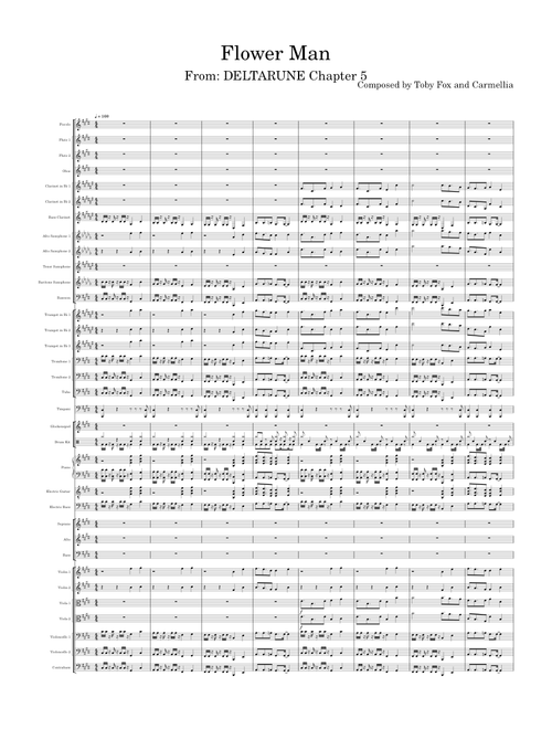 Flower Man Orchestra Arrangment | Deltarune Chapter 5 |