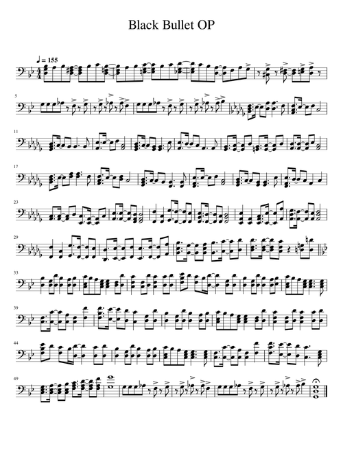 Black Bullet OP