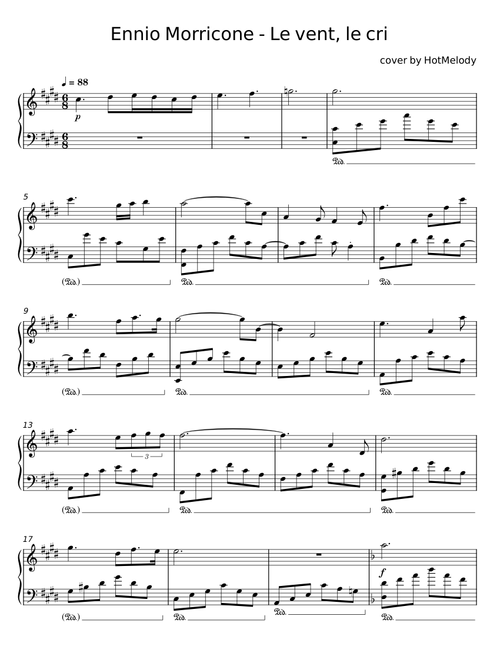 Le Vent, le Cri - Ennio Morricone