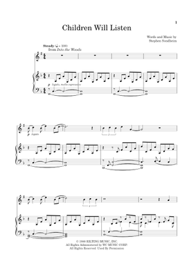 Free Children Will Listen (From Into The Woods) by Stephen