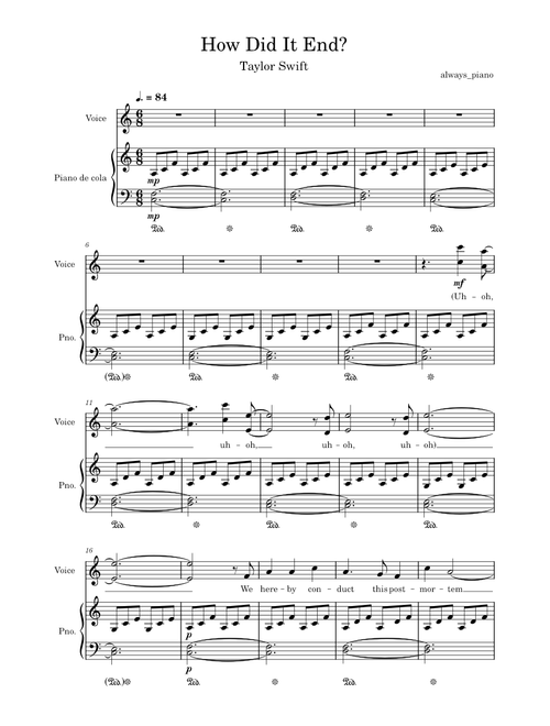 How Did It End? – Taylor Swift
