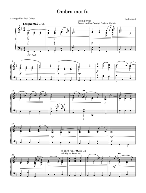 Ombra Mai Fu - Georg Friedrich Händel
