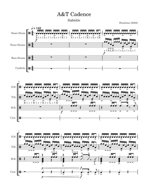 A&T Cadence - Drumline (2002)