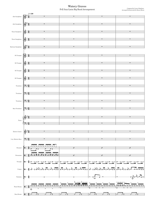 Watery Graves - Plants Vs. Zombies - Latin Big Band Arrangement