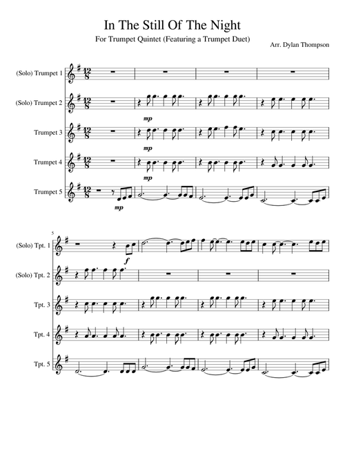 In The Still of The Night (Trumpet Quintet)