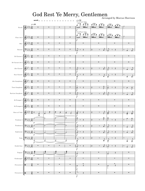God Rest Ye Merry Gentlemen - Concert Band