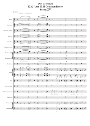 Don Giovanni, K.527 - Wolfgang Amadeus Mozart Sheet Music for