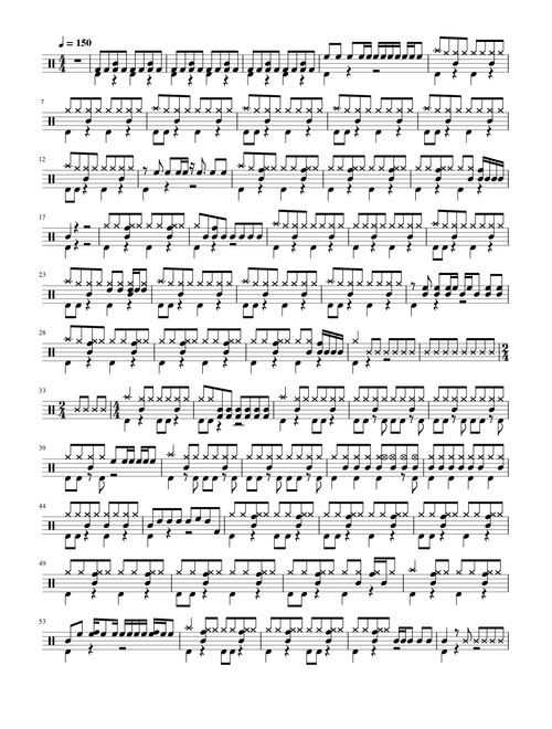 THE BEATLES SONGBOOK【英語・ロシア語・譜面】 Beatles - Back In The USSR Sheet Music for Drum group (Solo