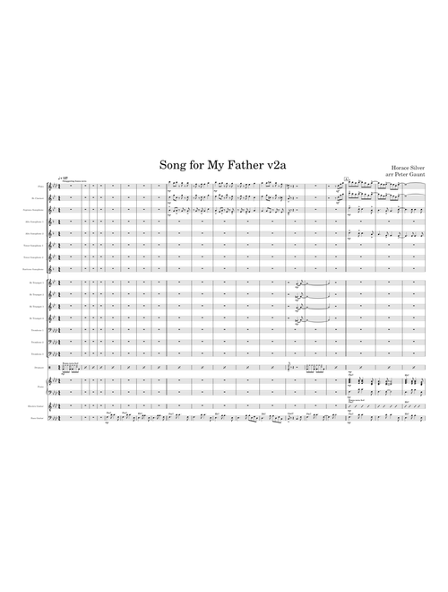 Song for my father for Big Band – Horace Silver