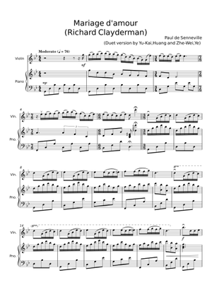 Mariage D'amour - Richard Clayderman