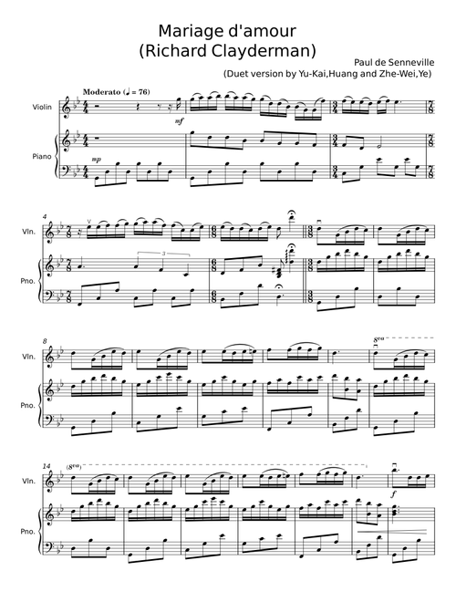 Mariage D'amour - Richard Clayderman
