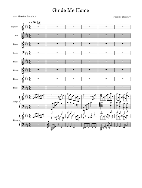 Guide Me Home – Freddie Mercury Guide Me Home SATB