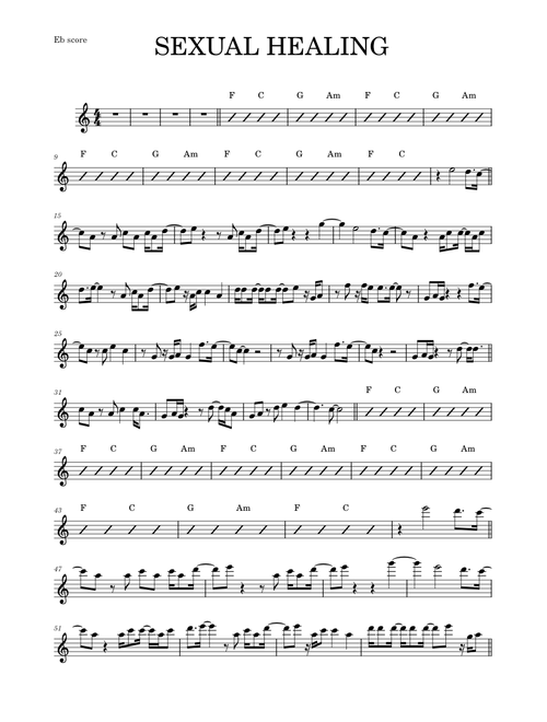 Sexual healing – Marvin Gaye (ALTO SAX RMX)