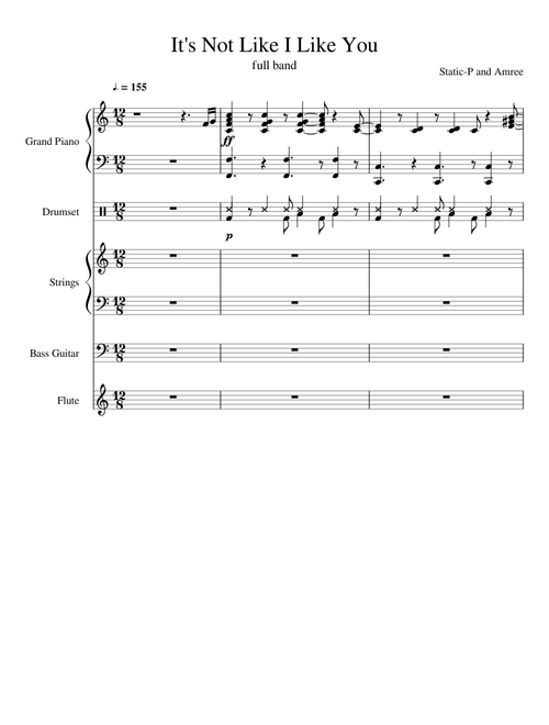 It's Not Like I Like You (complete instrumental)