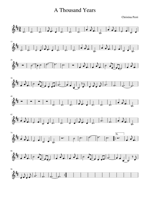 A Thousand Years - Christina Perri