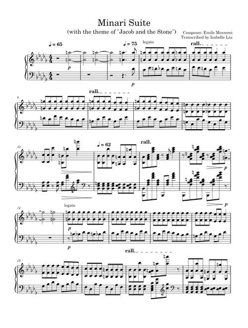 Minari Suite (Jacob and the Stone) – Emile Mosseri Minari Suite