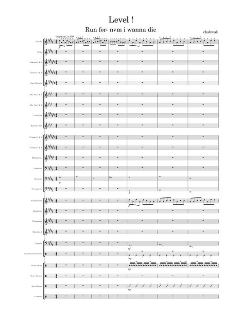 “Level !” But it’s Actually a Soundtrack – Dapper Husky Marching Band Arr.