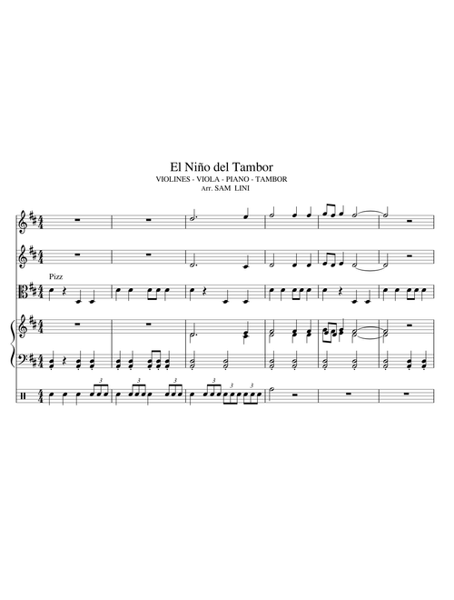 El Niño del Tambor por Sam Lini