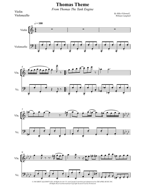 Thomas Theme (Arr. Wesley S. SIlva) - William Campbell, Mike O'Donnell (Instrumental Duet)