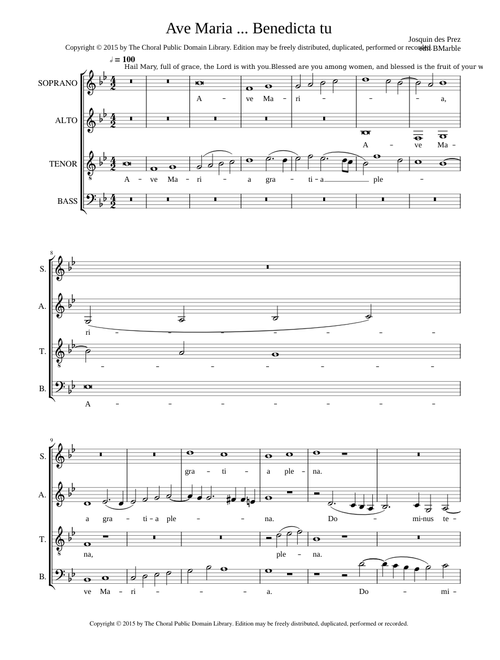 Ave Maria - Josquin des Prez