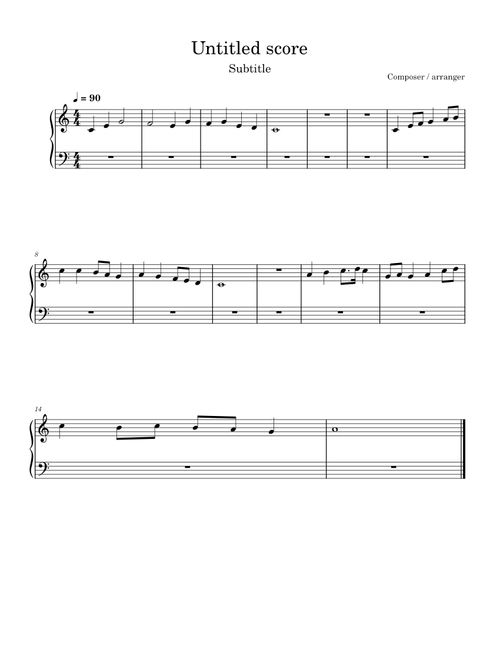 dictation examples