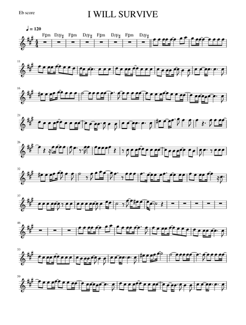 I will survive (RMX) - Alto Sax