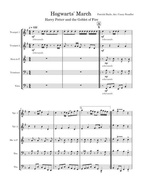 Hogwarts' March – Patrick Doyle Hogwarts' March