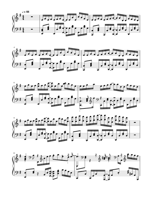 You Say Run Piano Cover