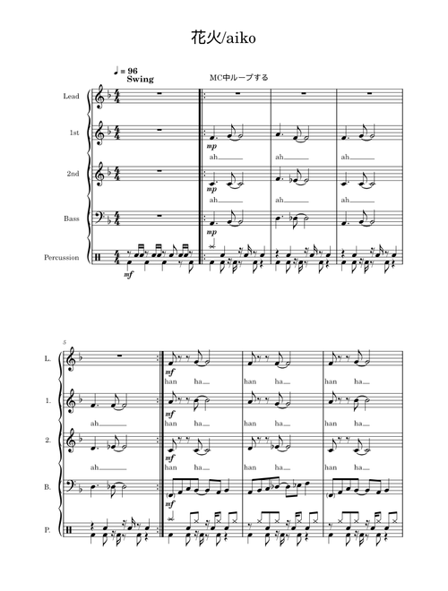 Megadeth,Rust inPeace,Bandscore楽譜 Sugarpie - Jazz Ensemble - Digital Sheet Music | Sheet Music