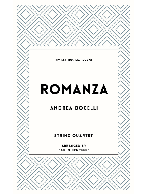 Romanza (Arr. Paulo Henrique) - Andrea Bocelli (String Quartet)