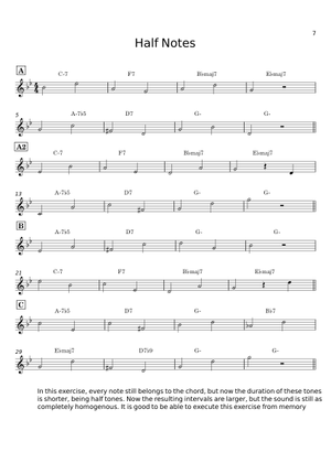 Half Notes Sheet Music with Chords for Piano (Solo) easy | MuseScore.com