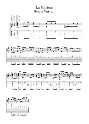 La maritza – Sylvie Vartan Sheet Music for Violin (Solo) | MuseScore.com