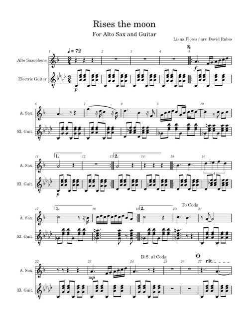 Rises the Moon – liana flores