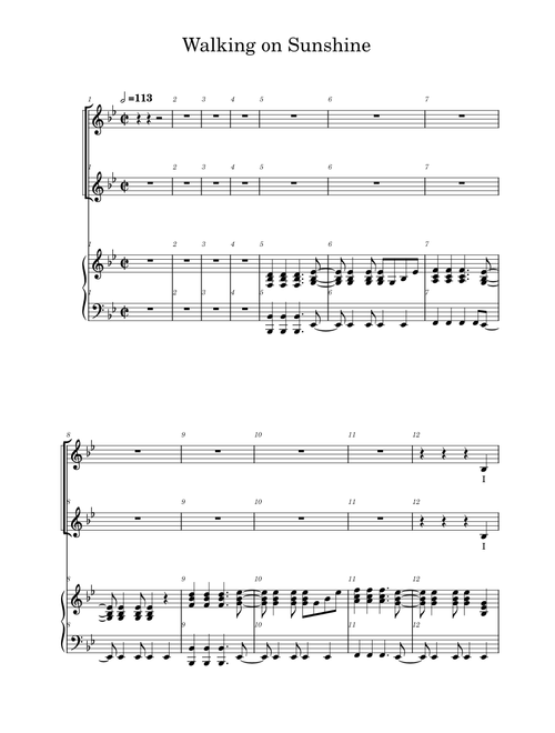 Walking on sunshine – Katrina and the Waves Walking On Sunshine – Katrina and the Waves