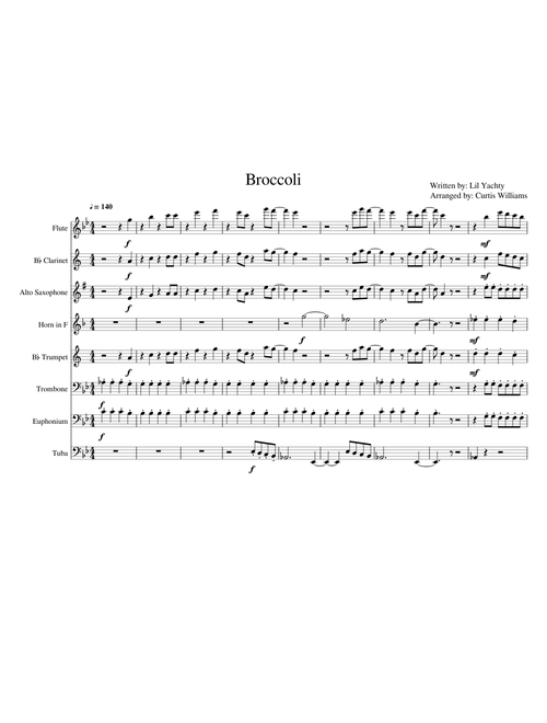 Broccoli (feat. Lil Yachty) - DRAM (Marching Band Arrangement)
