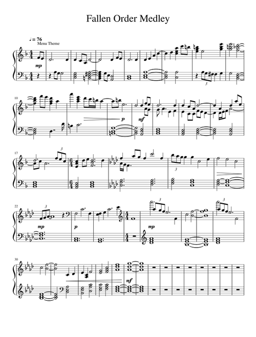 Jedi: Fallen Order Medley (WIP)