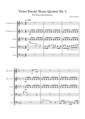 Free Victor Ewald sheet music | Download PDF or print on Musescore.com