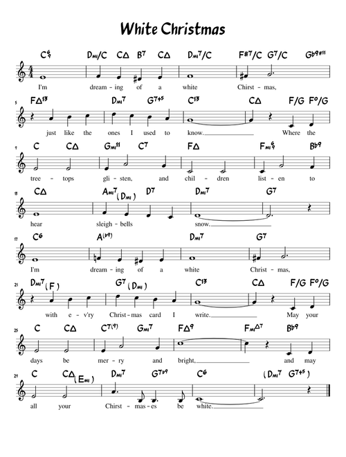 White Christmas - Michael Bublé