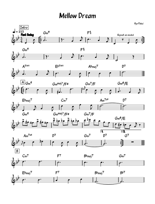 Mellow Dream – Ryo Fukui