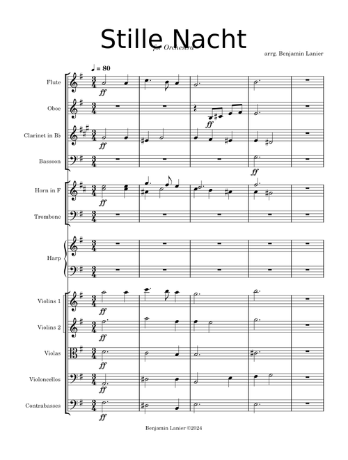 Stille Nacht - Orchestra