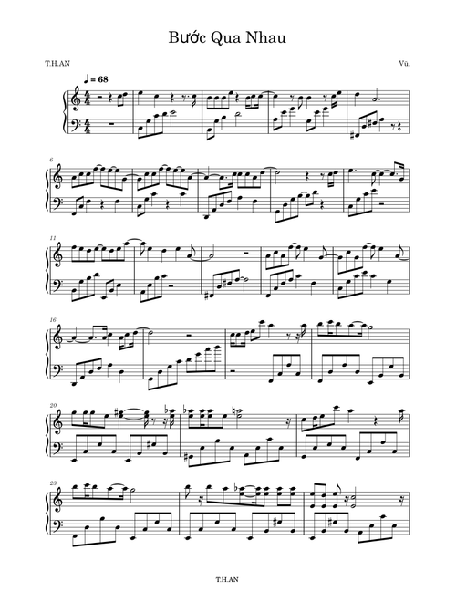 Bước Qua Nhau-Vũ / T.H.AN