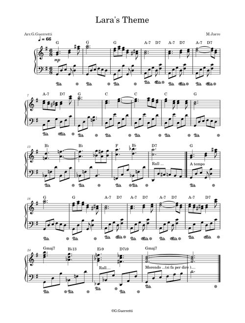 Lara's Theme – Maurice Jarre