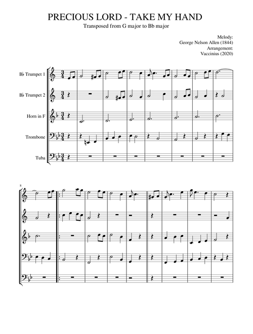 Precious Lord - Take My Hand 🎺