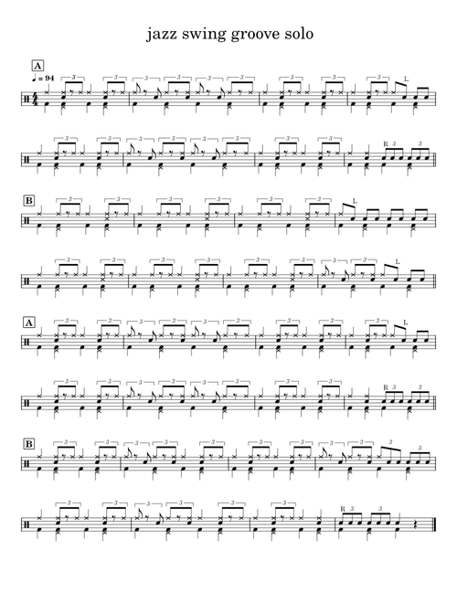 jazz swing groove solo