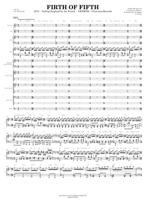 Play Official version of Fifth of Firth Sheet Music by Genesis for