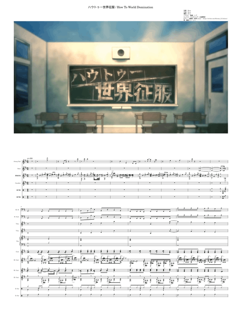 ハウトゥー世界征服 / How To World Domination – Neru (押入れP)