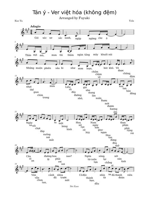 Tán ý - Ver việt hóa (không đệm)