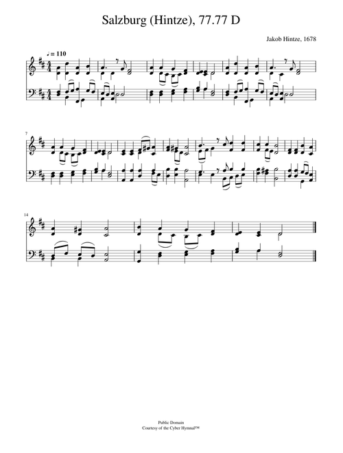 At the lamb’s high feast we sing - Jacob Hintze