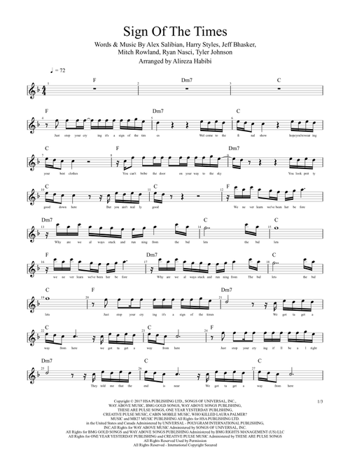 Sign Of The Times (Arr. Alireza Habibi) - Harry Styles (Large Ensemble)