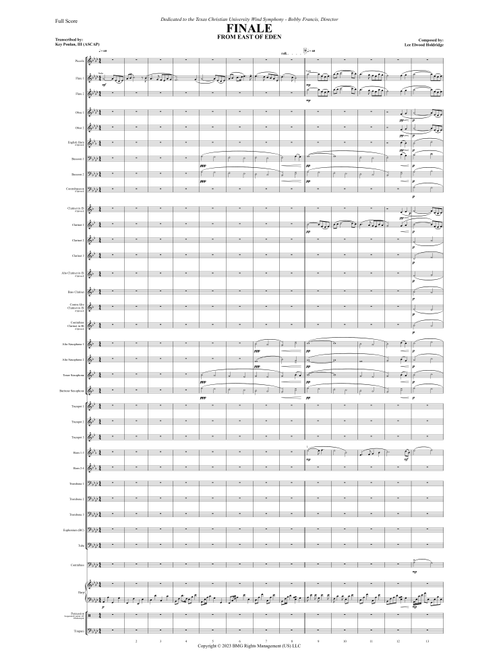 East Of Eden (finale) (Arr. Key Poulan, III) - Lee Holdridge (Concert Band)
